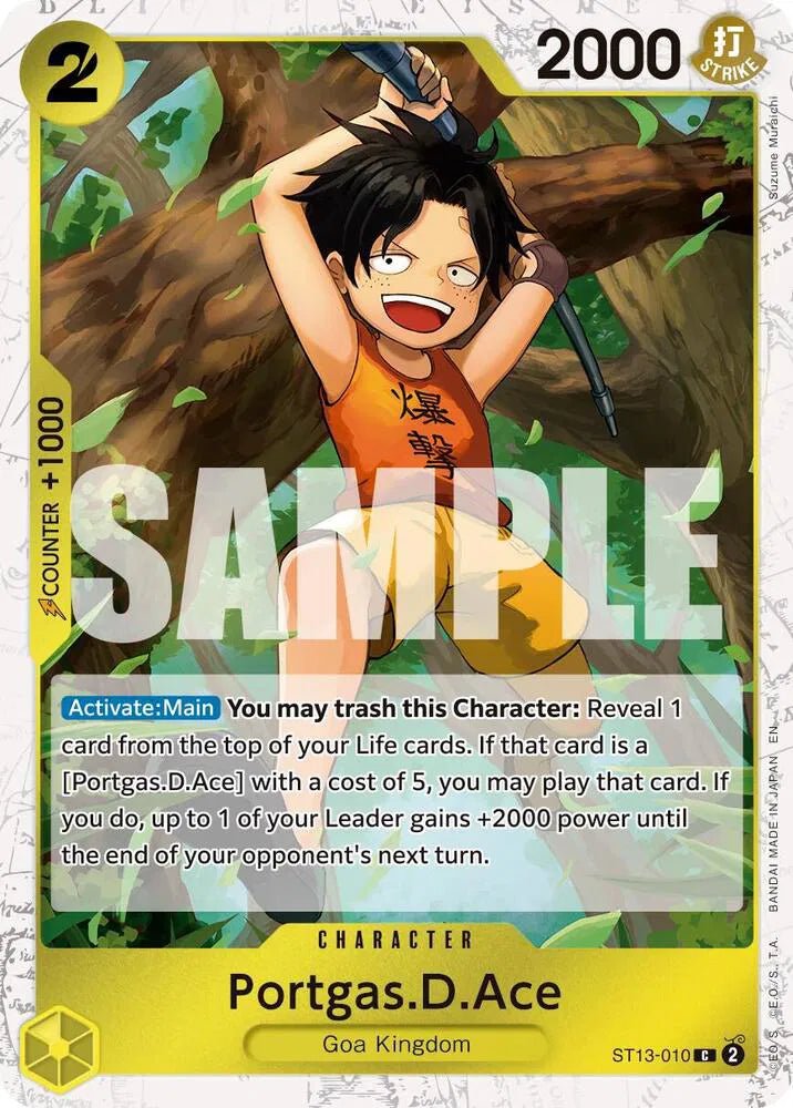 Portgas.D.Ace - ST13-010 (Pirate Foil) Premium Booster -The Best- Vol. 2 C ST13-010 by Fabio’s Black Box on MYNTED