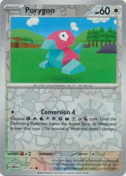 Porygon SV: 151 Common • 137/165 Reverse Holofoil by Shark Pop Culture on MYNTED