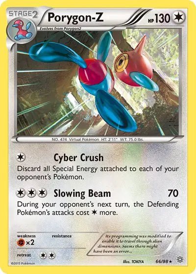 Porygon - Z (Reverse Holofoil) Ancient Origins Rare 66 by PokeSource on MYNTED