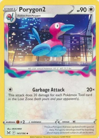 Porygon2 141/196 · Normal (Lost Origin) by The Archive Stop on MYNTED