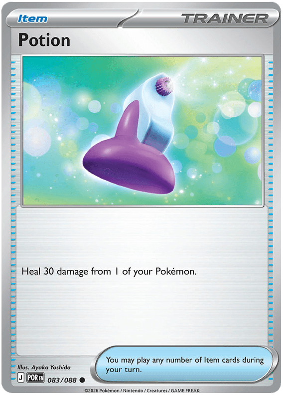 Potion 083/088 Common | Mega Evolution – Perfect Order by Worth the XP on MYNTED
