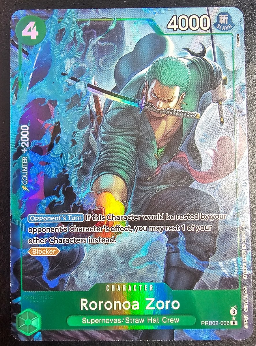 PRB02 - 006 Roronoa Zoro Alt Art by PlayVault on MYNTED