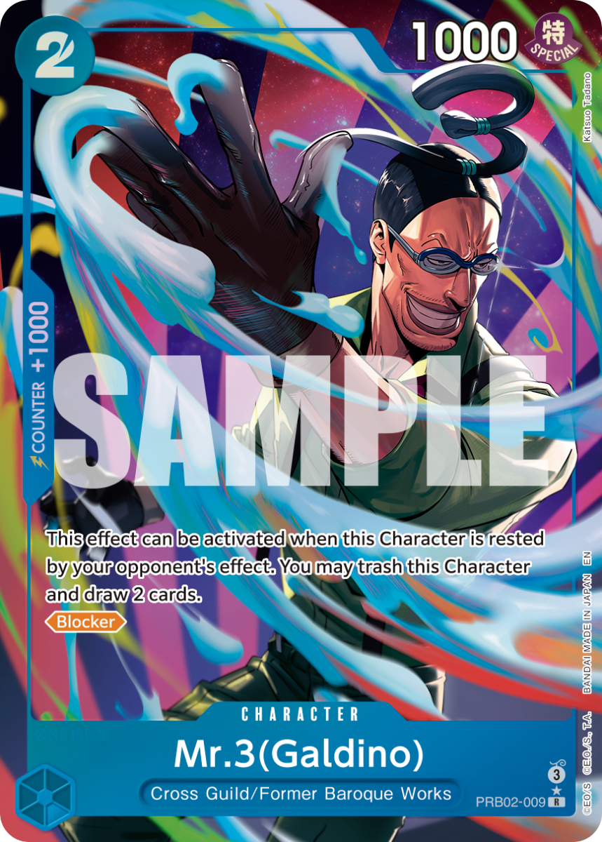 PRB02 - 009 Mr.3(Galdino) Alt Art by PlayVault on MYNTED