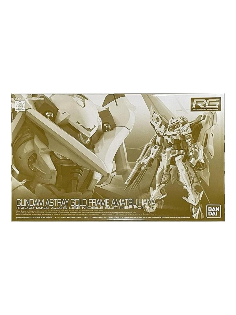 Premium Bandai RG 1/144 Gundam Astray Gold Frame Amatsu Hana Model Kit by MechaKai Collectibles on MYNTED