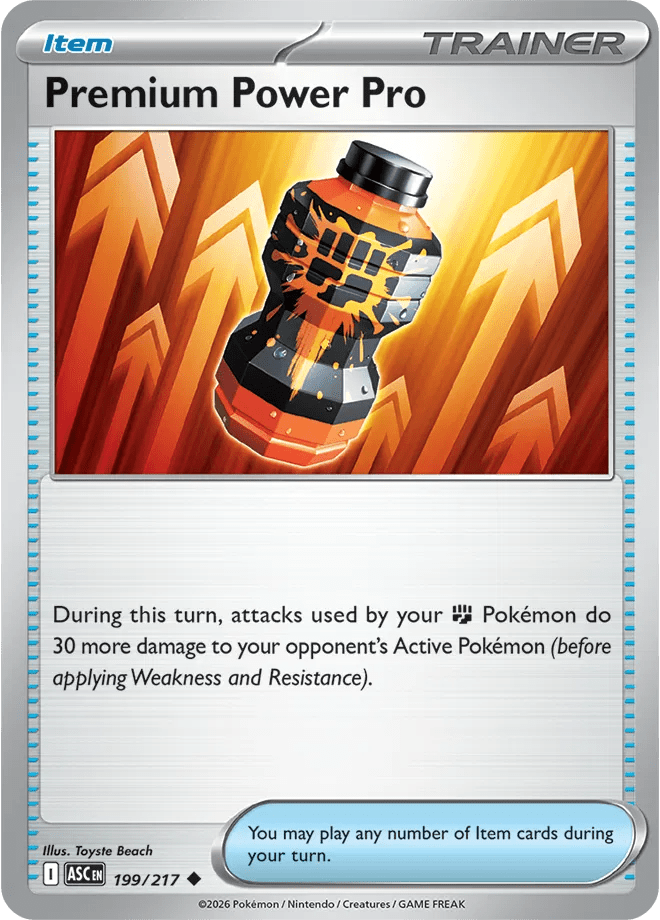 Premium Power Pro 199/217 - Ascended Heroes - Normal by Light Collectibles on MYNTED