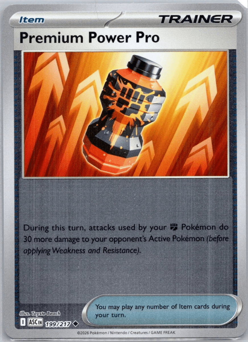 Premium Power Pro - 199/217 (Reverse Holo) ME: Ascended Heroes (ASC) by SAFAQATI on MYNTED