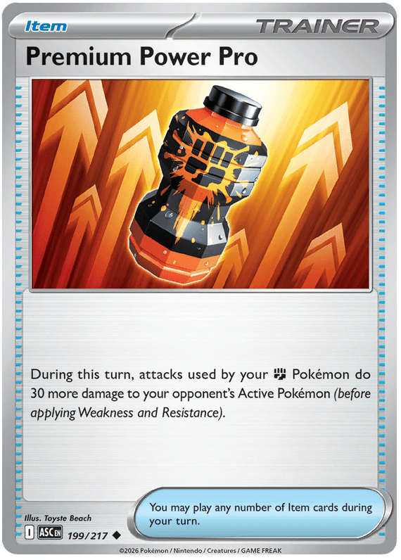 Premium Power Pro 199/217 Uncommon | Mega Evolution – Ascended Heroes by Worth the XP on MYNTED