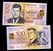 President J.F. Kennedy 100 Dollars UNCB banknote by UNCB on MYNTED