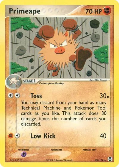 Primeape EX FireRed & LeafGreen Rare • 28 Normal by Marnie’s TCG on MYNTED