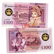 Princess Diana 100 Pounds UNCB banknote by UNCB on MYNTED