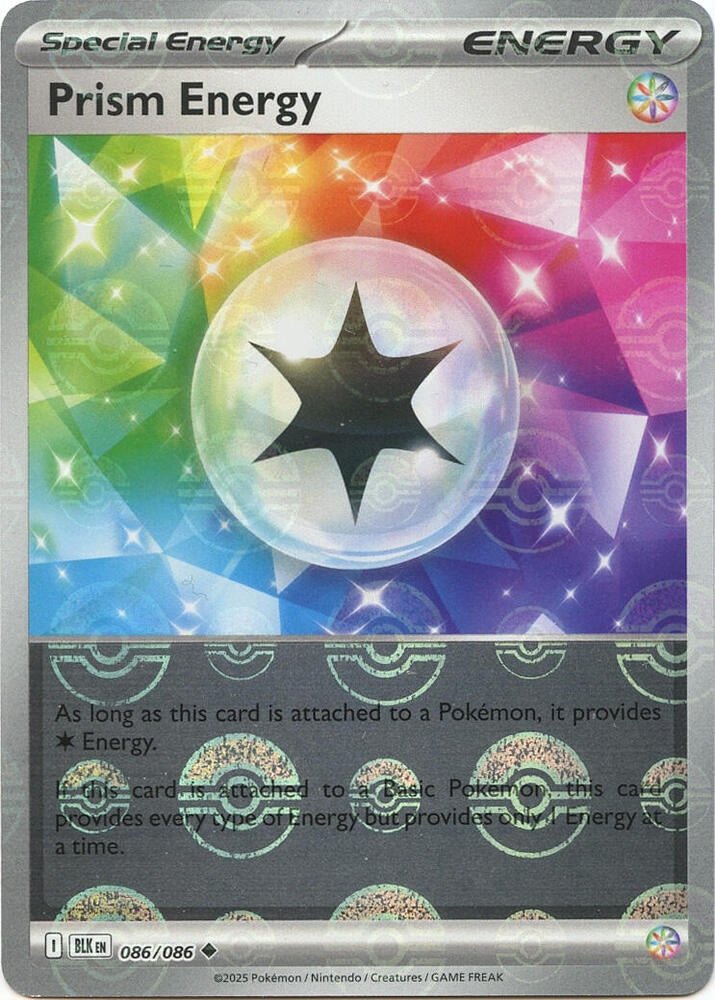 Prism Energy 086/086 BLK Poke Ball Pattern by The Cardboard Grind on MYNTED