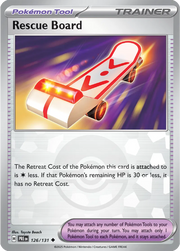 Rescue Board POKEBALL REVERSE HOLO Prismatic Evolutions 126/131