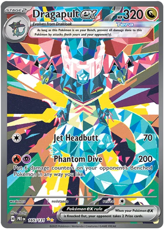 Prismatic Evolutions Dragapul Ex 165/131 by PlayVault on MYNTED