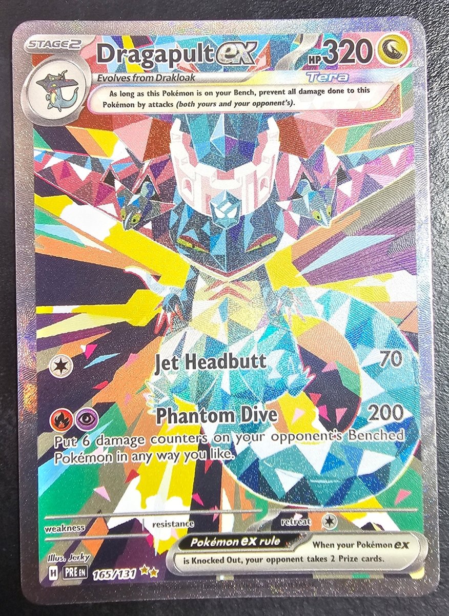 Prismatic Evolutions Dragapul Ex 165/131 by PlayVault on MYNTED