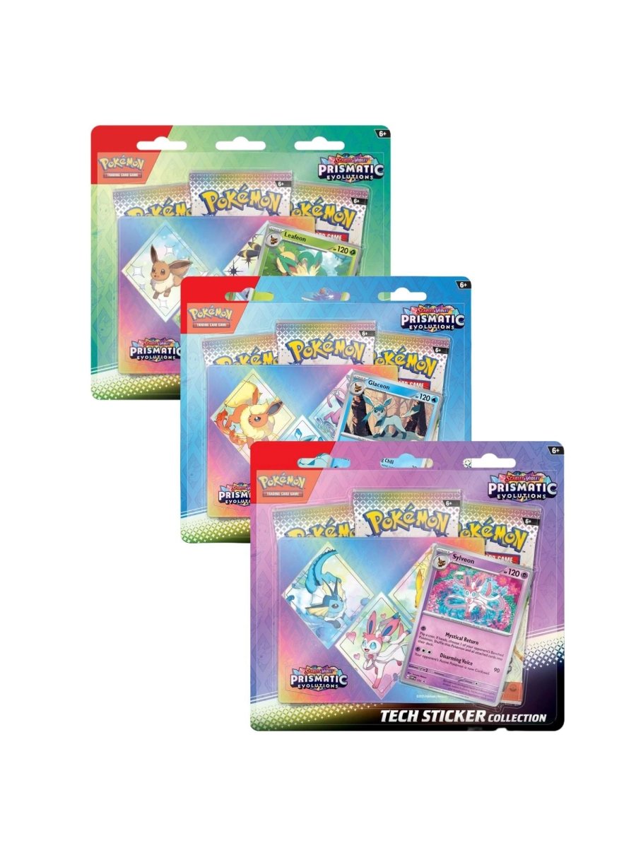 Prismatic Evolutions Tech Sticker Collection (Random Art/Promo) by tradin9ape on MYNTED