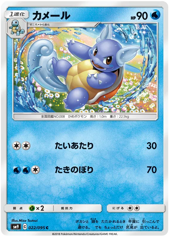 Wartortle (JP) 022/095 (Tag Bolt)