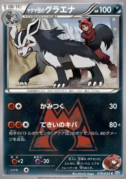 Team Magma's Mightyena (JP) 019/034 (Double Crisis)