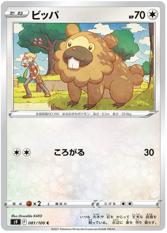 Bidoof (JP) 081/100 (Star Birth)