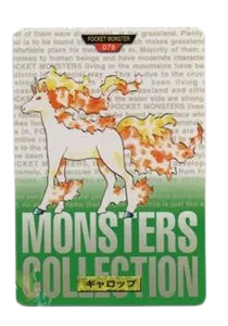1996 Rapidash(BANDAI Pokemon Carddass)