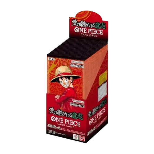 OP13 - Carrying on his Will Booster Box (from Fresh Case) Japanese