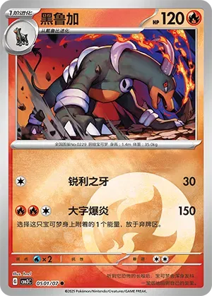 Houndoom  (CN) 0501/07 (Gem Pack Vol. 3)