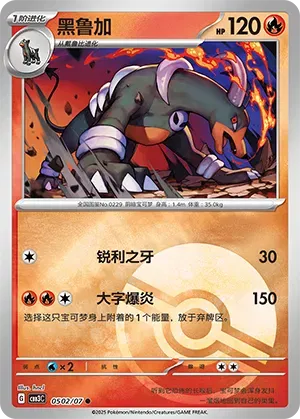 Houndoom (Poke Ball Pattern) (CN) 0502/07 · Holofoil (Gem Pack Vol. 3)