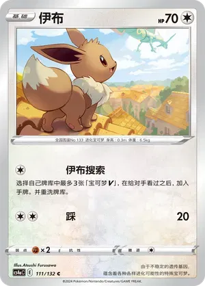 Eevee (CN) 111/132 (Nine Colours Gathering (Friend))