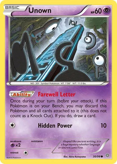 Unown 30 · Normal (Ancient Origins)