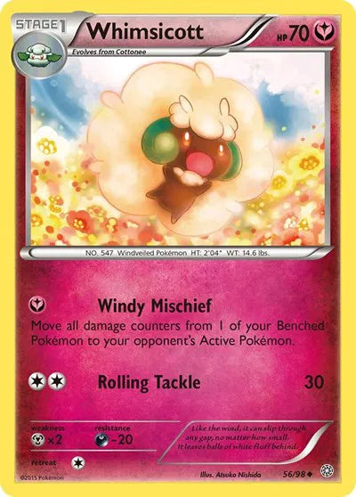 Whimsicott 56 · Reverse Holofoil (Ancient Origins)