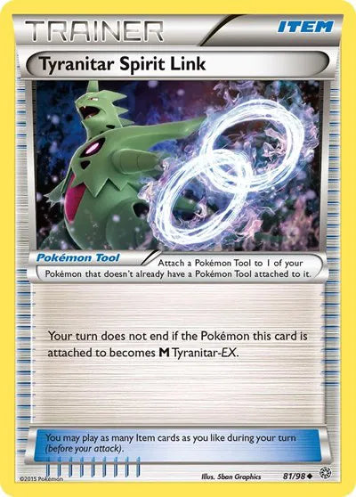 Tyranitar Spirit Link Ancient Origins Uncommon 81