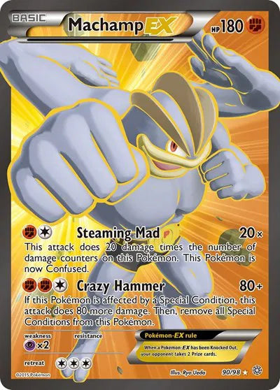Machamp EX (90 Full Art) (Ancient Origins)