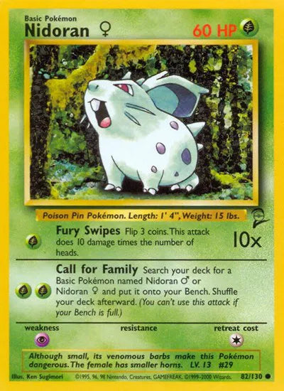 Nidoran F 82 · Normal (Base Set 2)