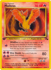 Moltres (27) · 1st Edition (Fossil)