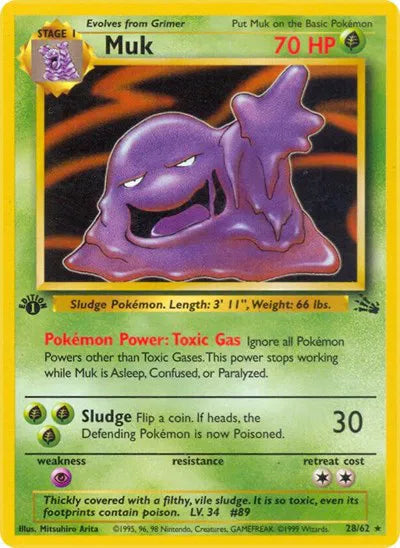 Muk (28) · 1st Edition (Fossil)