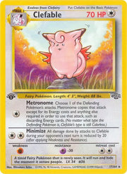 Clefable 17 · Jungle - 1st Edition Vintage