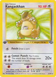 Kangaskhan 21 · Jungle - 1st Edition Vintage