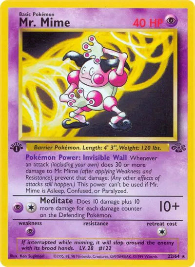 Mr. Mime 22 · 1st Edition (Jungle)