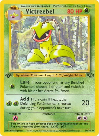 Victreebel 30 · 1st Edition (Jungle)