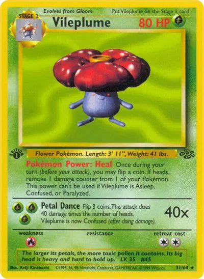 Vileplume 31 · 1st Edition (Jungle)