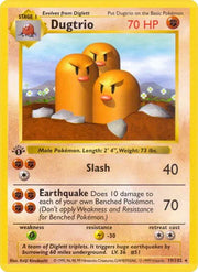 Dugtrio 19 · 1st Edition (Base Set (1st Edition & Shadowless))