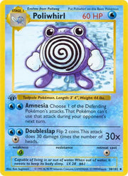 Poliwhirl 38 · 1st Edition (Base Set (1st Edition & Shadowless))