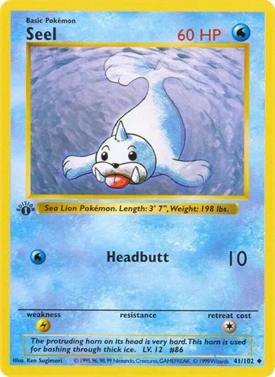 Seel 41 · 1st Edition (Base Set (1st Edition & Shadowless))
