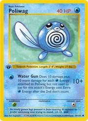 Poliwag 59 · 1st Edition (Base Set (1st Edition & Shadowless))