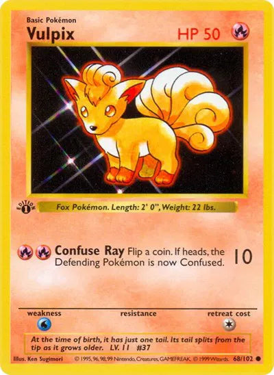 Vulpix 68 · 1st Edition (Base Set (1st Edition & Shadowless))
