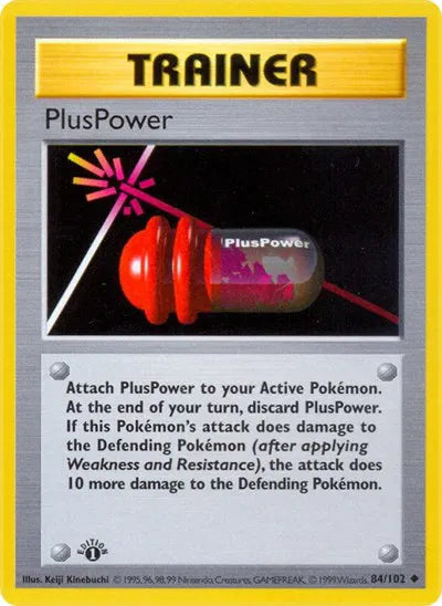 PlusPower 84 · 1st Edition (Base Set (1st Edition & Shadowless))