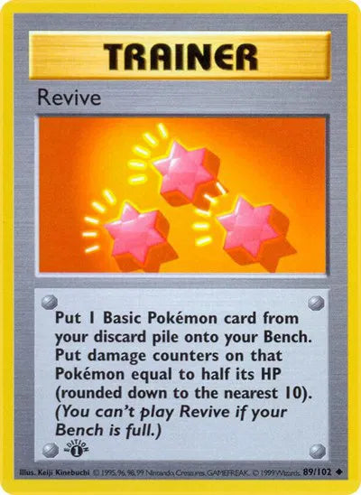 Revive 89 · 1st Edition (Base Set (1st Edition & Shadowless)) Vintage