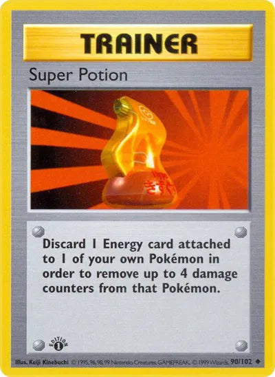 Super Potion 90 · Shadowless (Base Set (1st Edition & Shadowless))