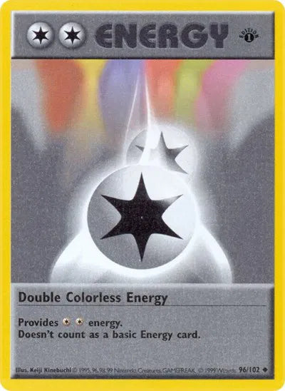 Double Colorless Energy 96 · Base Set - 1st Edition Vintage
