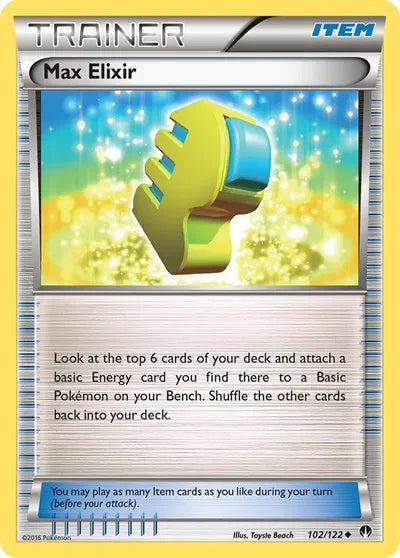 Max Elixir 102 · Reverse Holofoil (BREAKpoint)