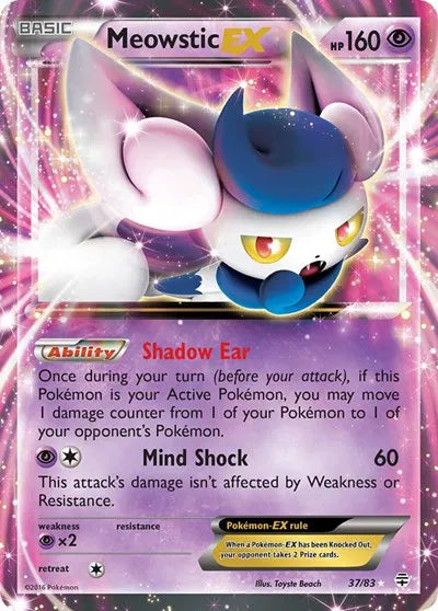Meowstic EX 37 (Generations)